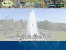 Tablet Screenshot of greenlandlandscape.com